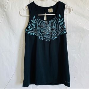 Columbia Built in Bra Tank Top Omni Shield Black